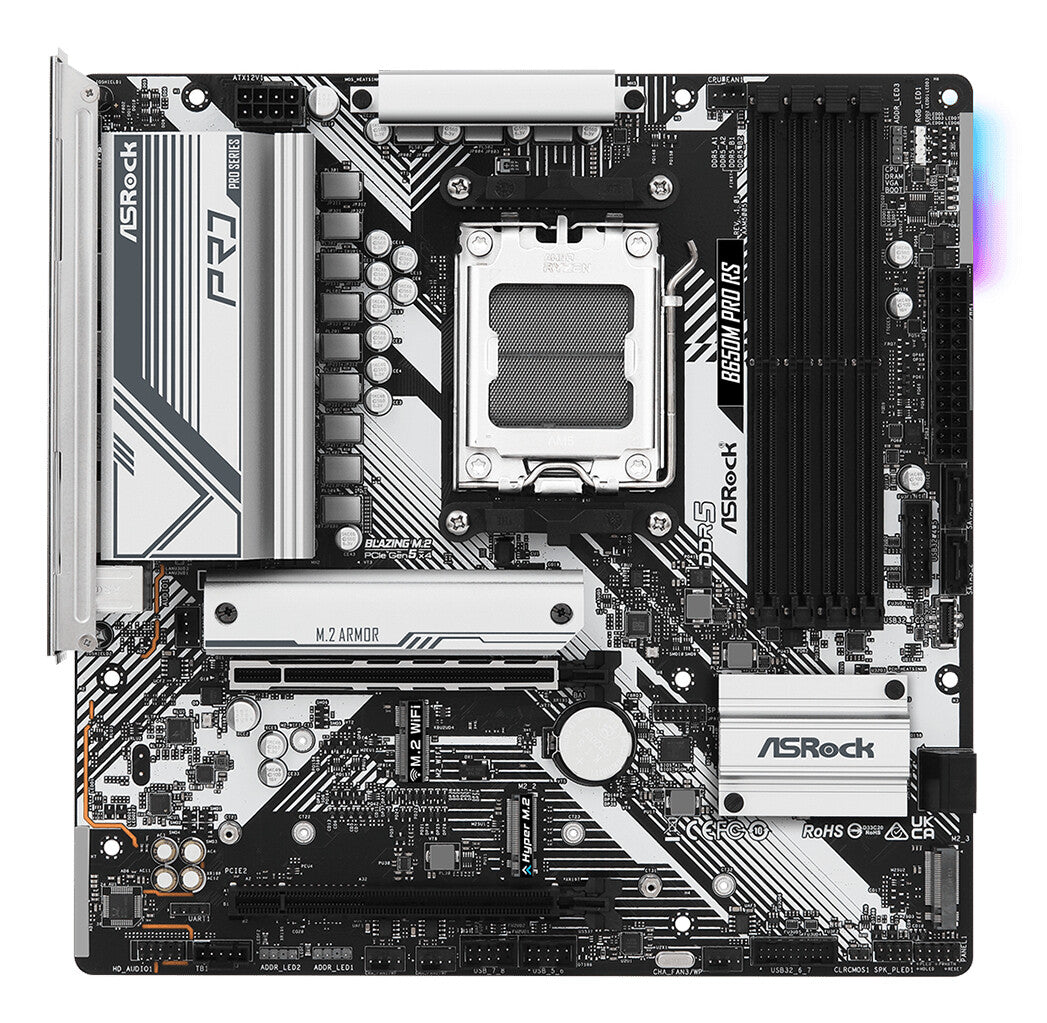 Asrock B650M Pro RS AMD B650 AM5-sockel micro ATX