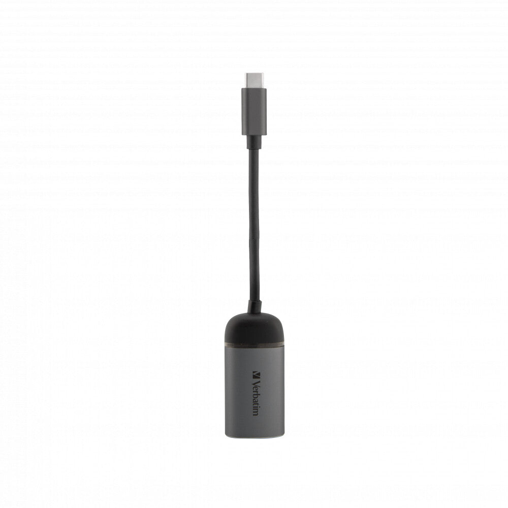 Verbatim 49146 dockningsstationer för bärbara datorer USB 3.2 Gen 1 (3.1 Gen 1) Type-C Svart, Silver