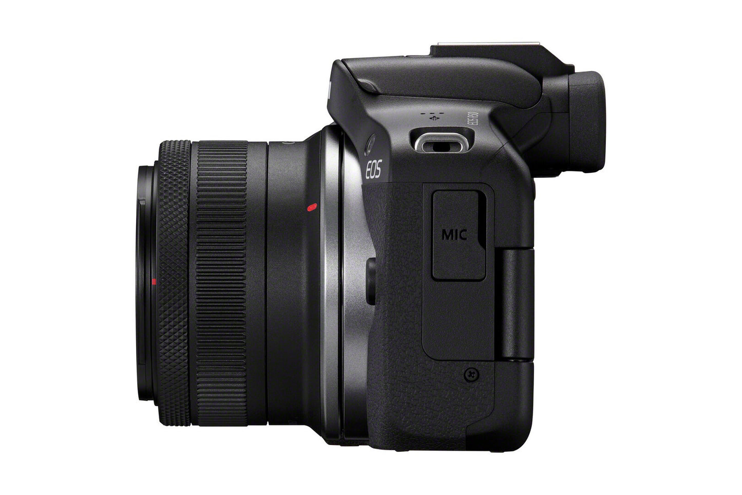 Canon EOS R50, Black + RF-S 18-45mm F4.5-6.3 IS STM Kit MILC 24,2 MP CMOS 6000 x 4000 pixlar Svart