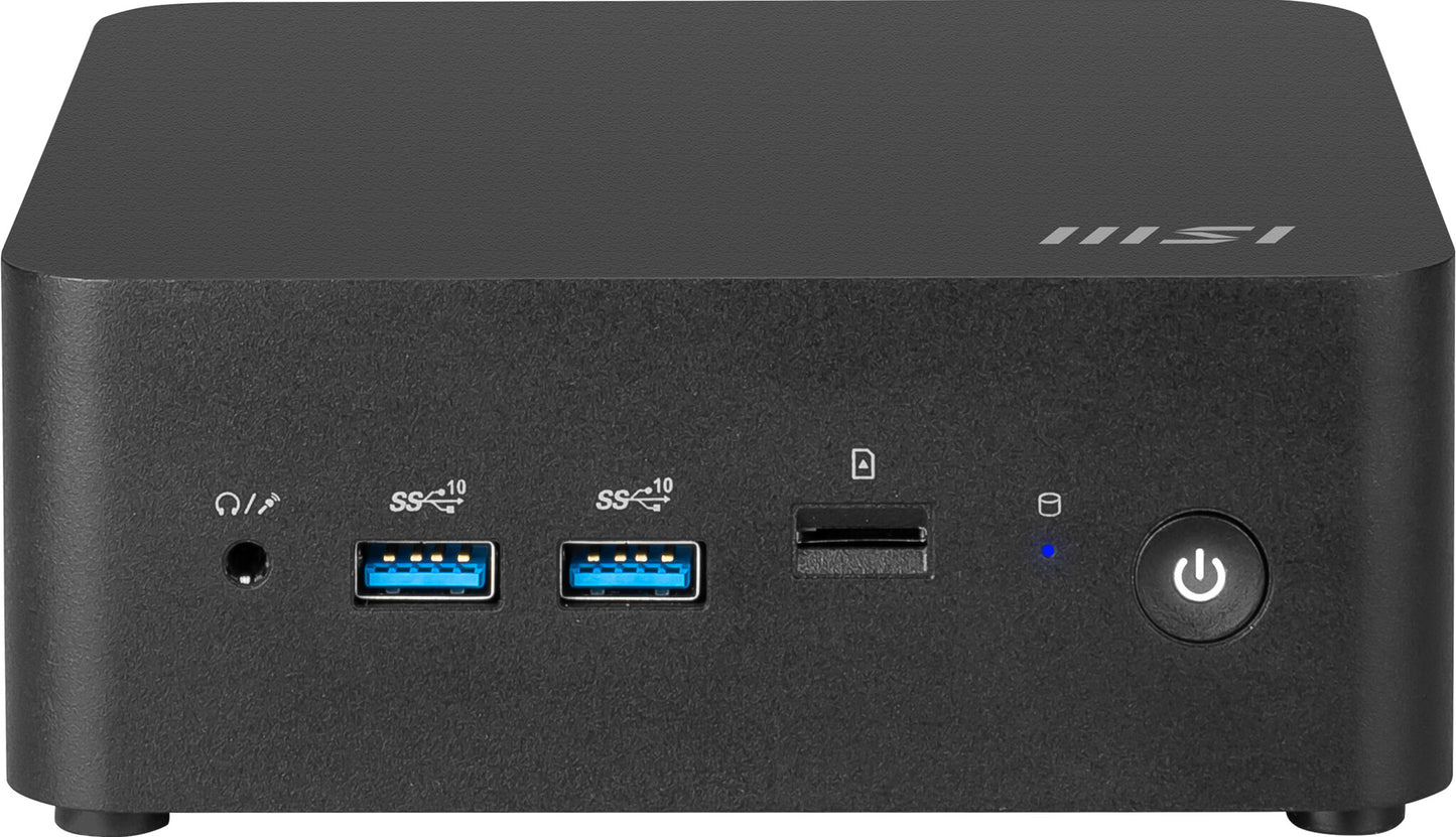 MSI Cubi NUC 1MG-022XDE Intel Core 5 120U 8 GB DDR5-SDRAM 512 GB SSD Mini PC Mini-PC Svart