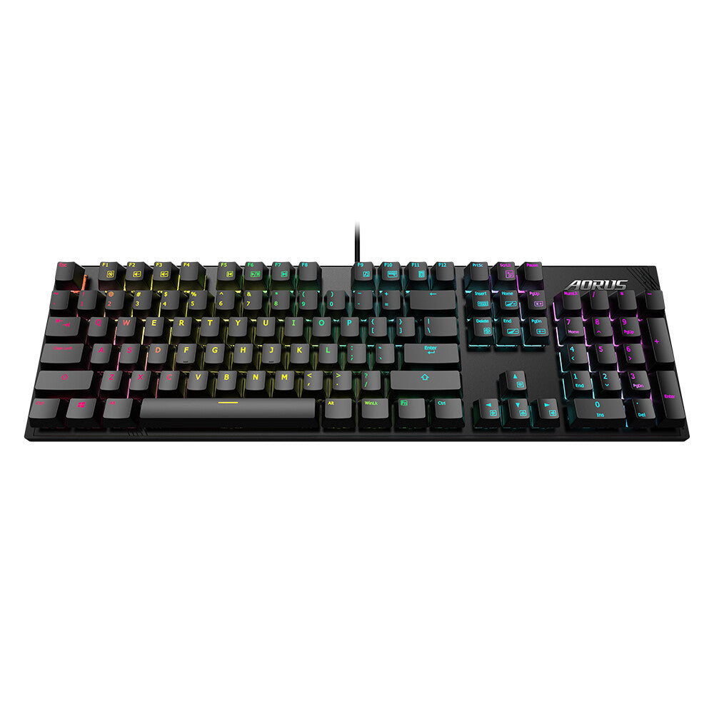 GIGABYTE AORUS K1 tangentbord Spela USB QWERTY Engelsk Svart