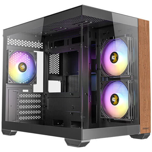 Antec CX600M Midi Tower Svart, Trä