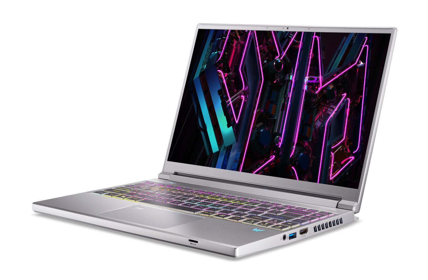Acer Predator PT14-51-79QP Intel® Core™ i7 i7-13700H Bärbar dator 35,6 cm (14") WQXGA 32 GB LPDDR5-SDRAM 512 GB SSD NVIDIA GeForce RTX 4070 Wi-Fi 6 (802.11ax) Windows 11 Home Silver