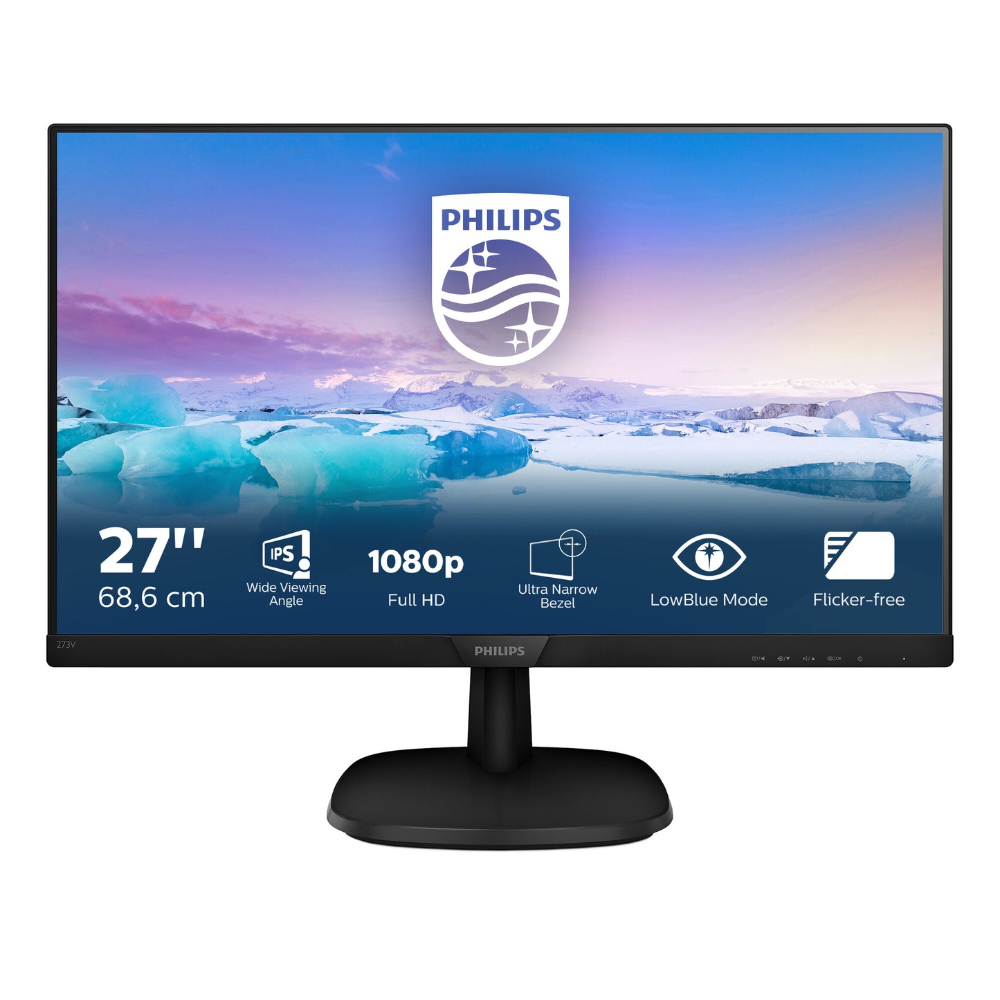 Philips V Line LCD-skärm med Full HD 273V7QJAB/00