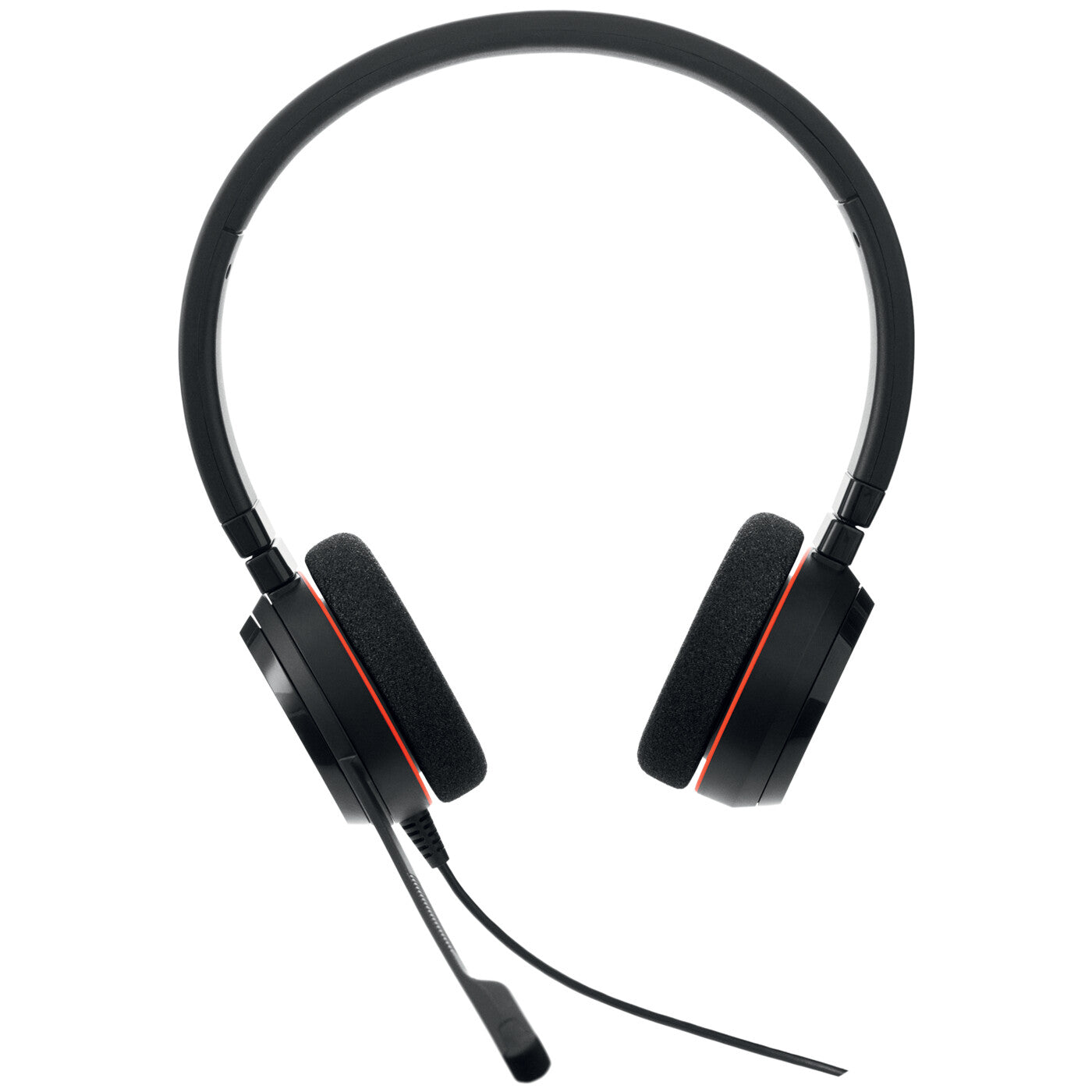 Jabra Evolve 20 Headset Kabel Huvudband Kontor/callcenter USB Type-C / USB Type-A Svart