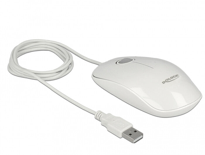 DeLOCK 12537 datormöss Kontor Ambidextrous USB Type-A Optisk 1200 DPI