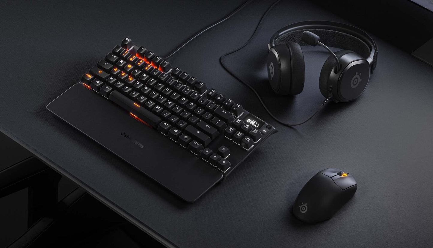 Steelseries Prime mini Wireless datormöss Spela högerhand RF Trådlös Optisk 18000 DPI