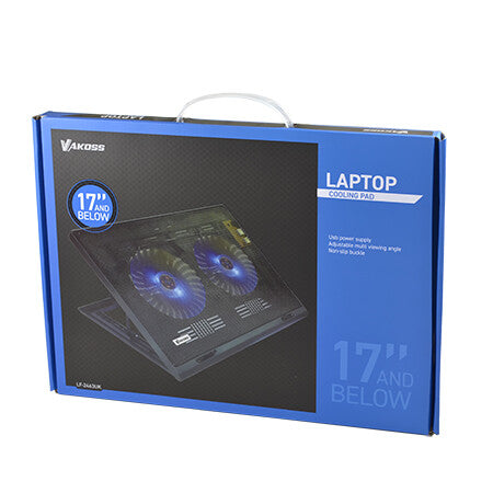 Vakoss LF-2463UK kylningsdynor för bärbara datorer 43,2 cm (17") Svart