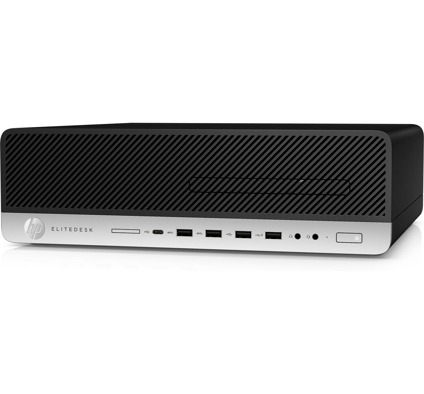 T1A HP EliteDesk 800 G3 Refurbished Intel® Core™ i5 i5-6500 16 GB DDR4-SDRAM 240 GB SSD Windows 10 Pro SFF PC Svart, Silver