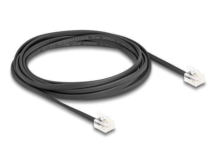 DeLOCK 90618 telefonkablar 2 m Svart