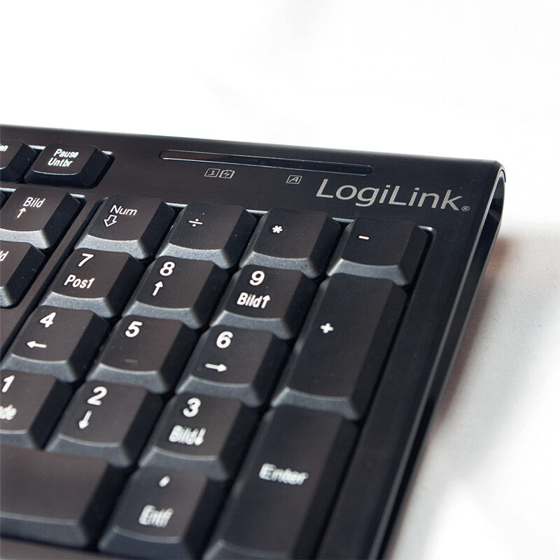 2Direct ID0104 tangentbord Mus inkluderad Hem / Kontor RF Trådlös QWERTZ tyska Svart