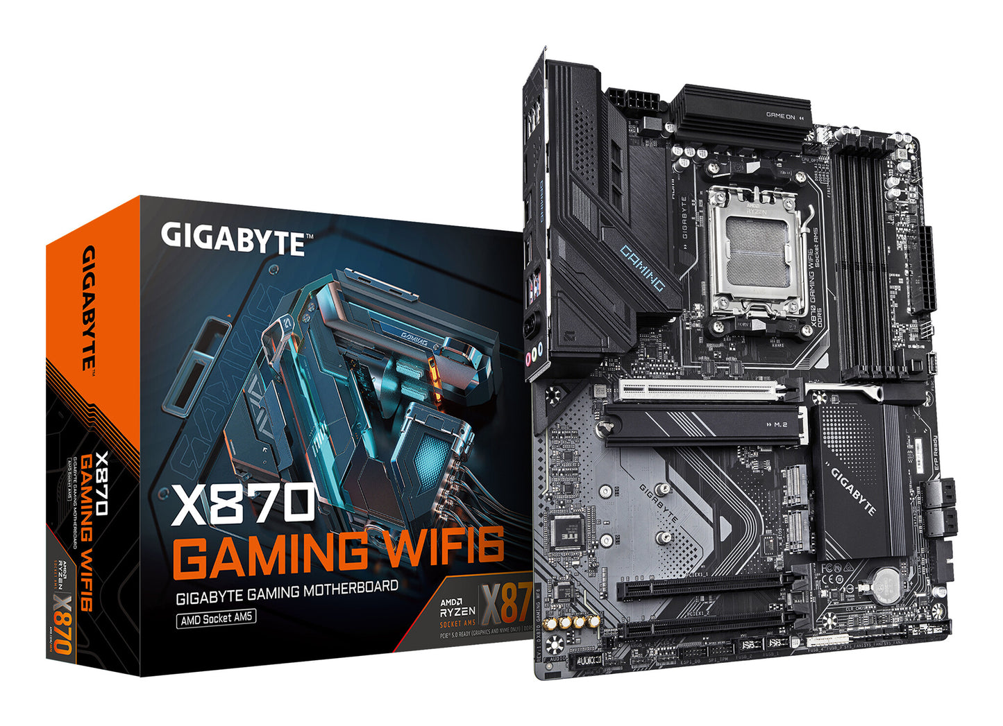 GIGABYTE X870 GAMING WIFI6 AMD X870 AM5-sockel ATX