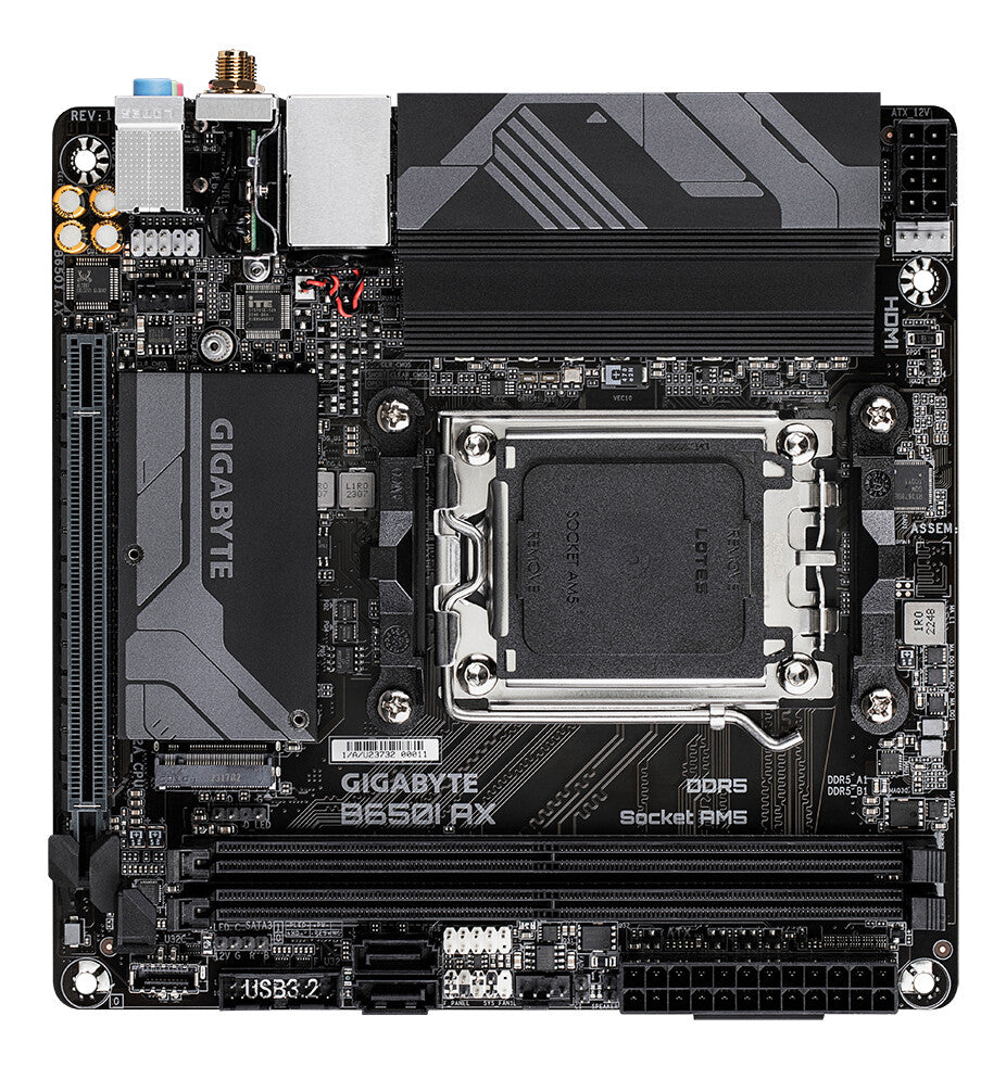 GIGABYTE B650I AX moderkort AMD B650 AM5-sockel Mini-ITX