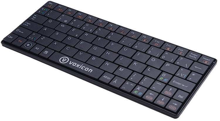 Voxicon SM411 tangentbord Kontor RF Trådlös QWERTY Nordic Svart