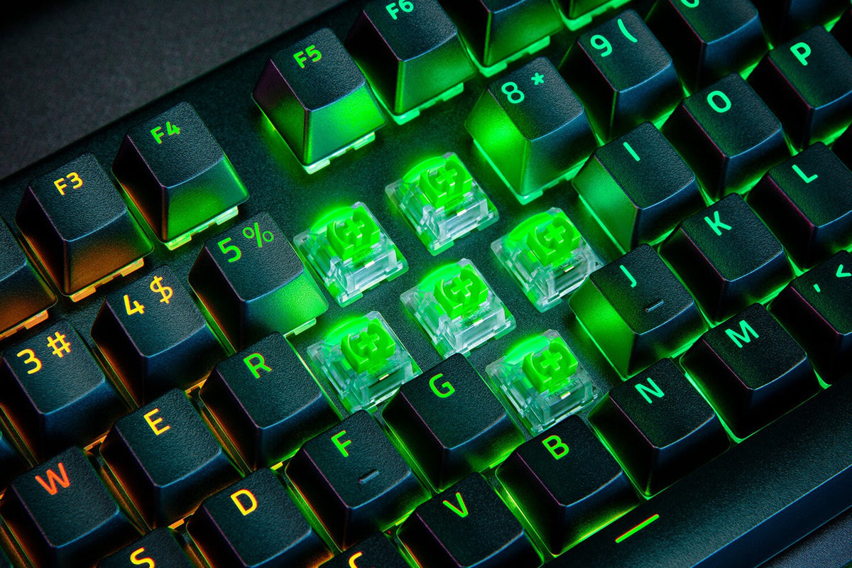 Razer BlackWidow V4 Pro tangentbord Spela USB QWERTZ tyska Svart