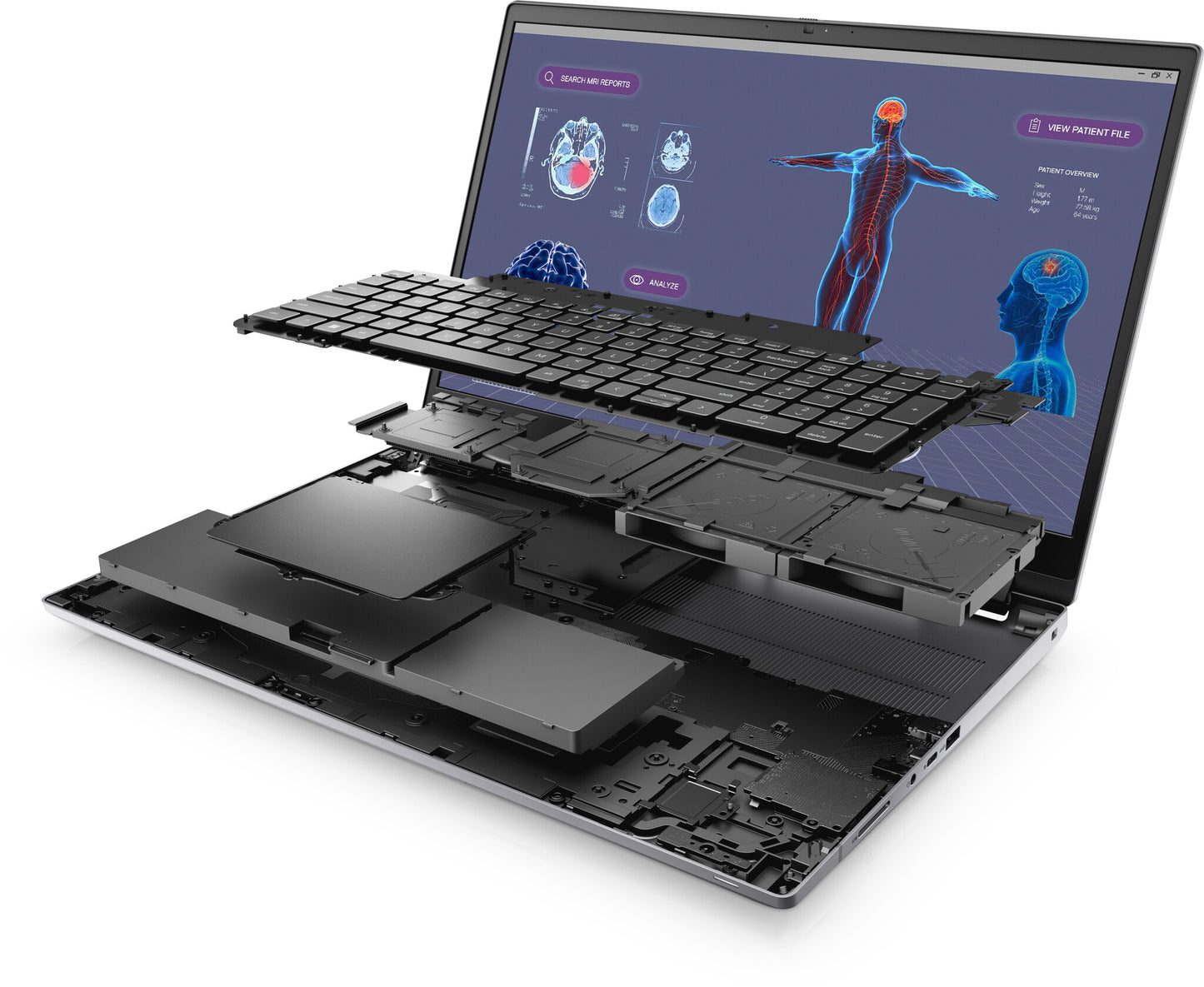 DELL Precision 7780 Intel® Core™ i7 i7-13850HX Mobil arbetsstation 43,9 cm (17.3") Full HD 32 GB DDR5-SDRAM 1 TB SSD NVIDIA RTX 3500 Ada Wi-Fi 6E (802.11ax) Windows 11 Pro tyska Grå