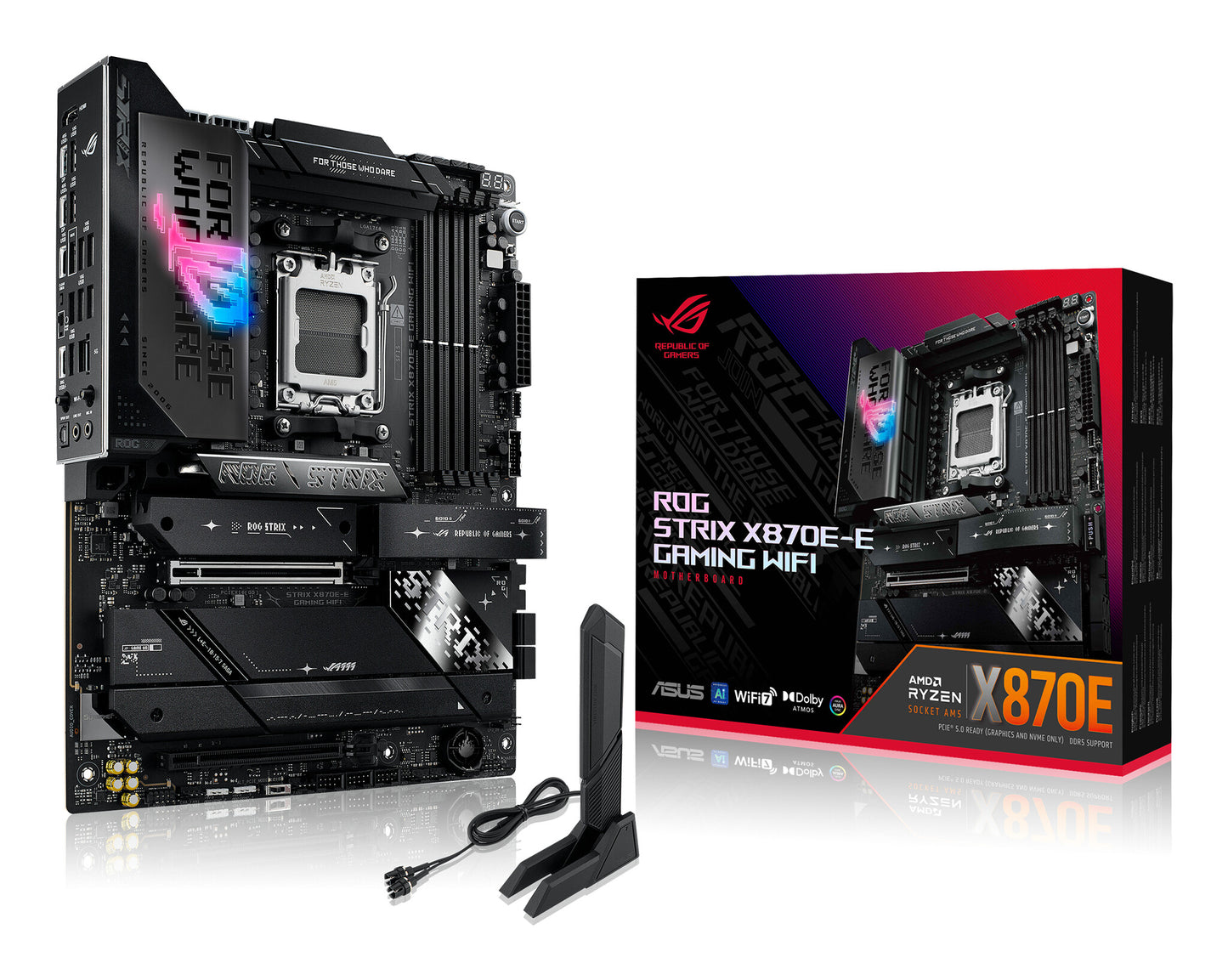 ASUS ROG STRIX X870E-E GAMING WIFI AMD X870E AM5-sockel ATX