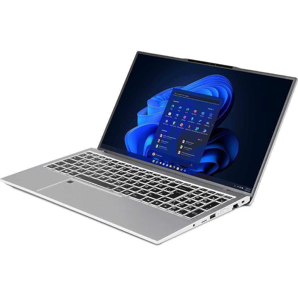 TERRA MOBILE 1220800 bärbara datorer Intel® Core™ i7 i7-1355U Bärbar dator 39,6 cm (15.6") Full HD 16 GB DDR5-SDRAM 512 GB SSD Wi-Fi 6 (802.11ax) Windows 11 Pro Silver