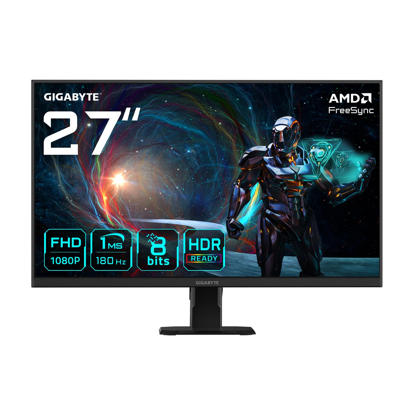 GIGABYTE GS27FA platta pc-skärmar 68,6 cm (27") 1920 x 1080 pixlar Full HD LCD Svart