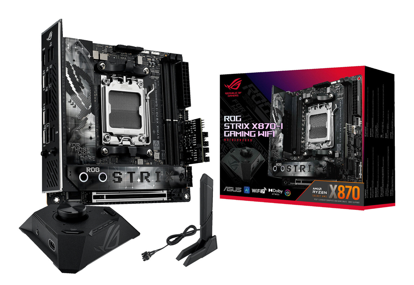 ASUS ROG STRIX X870-I GAMING WIFI AMD X870 AM5-sockel Mini-ITX