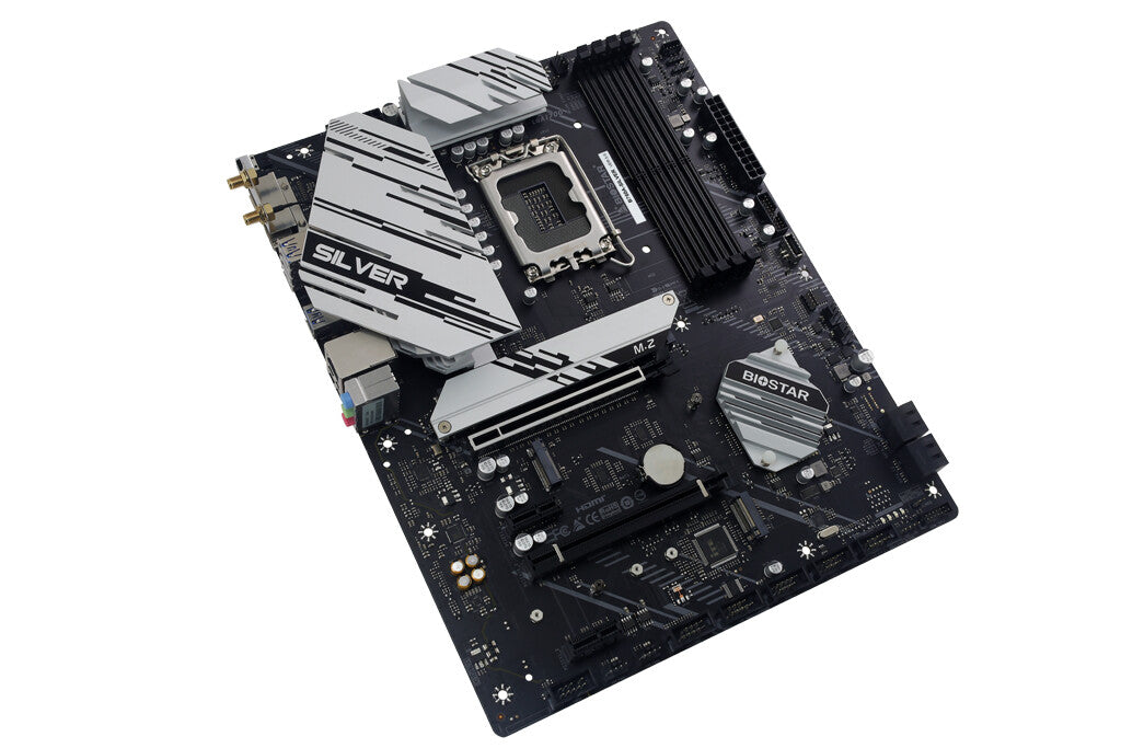Biostar B760A-SILVER moderkort Intel B760 LGA 1700 ATX