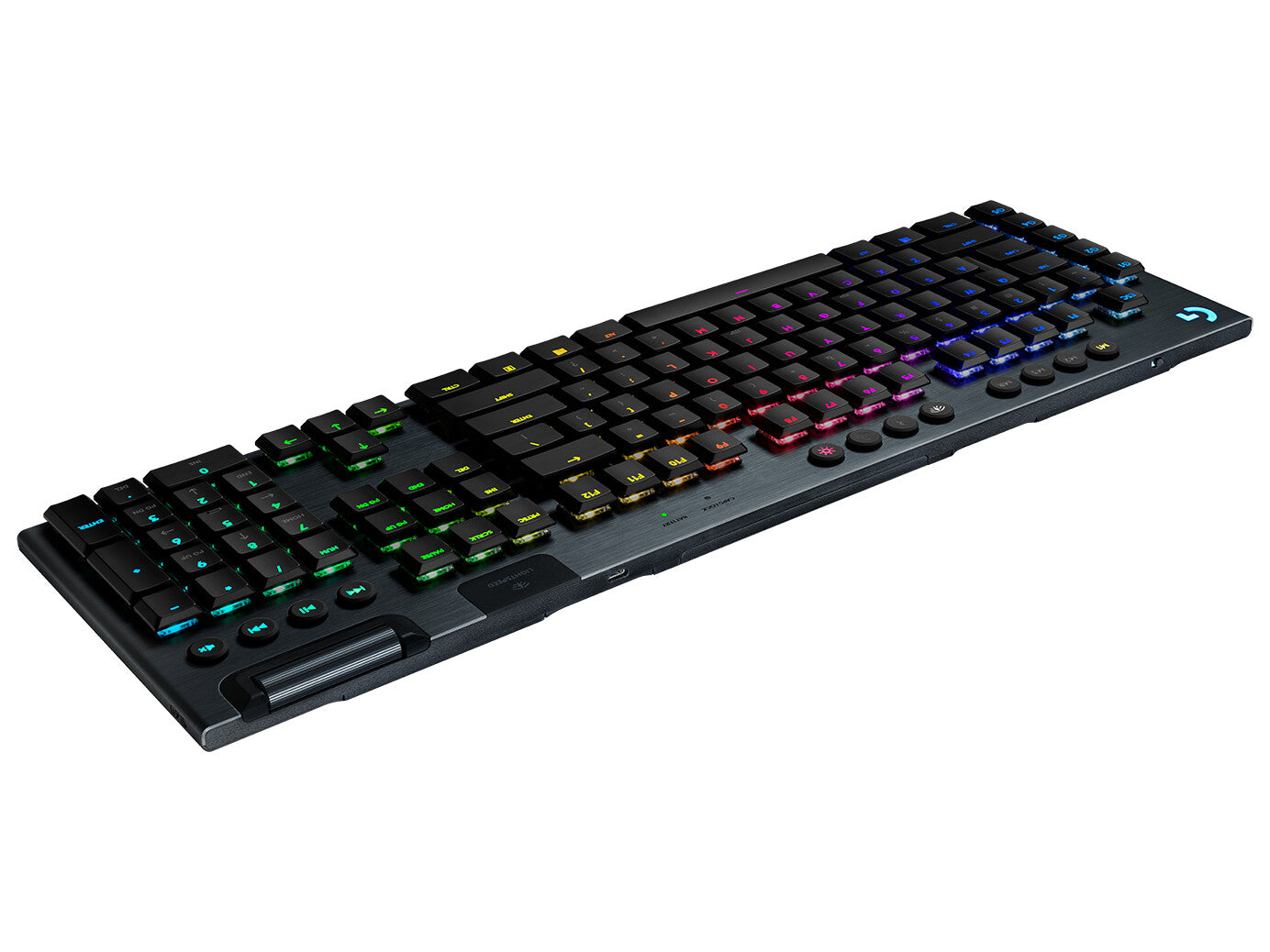 Logitech G 920-008907 tangentbord Spela Trådlös RF + Bluetooth Nordic Svart