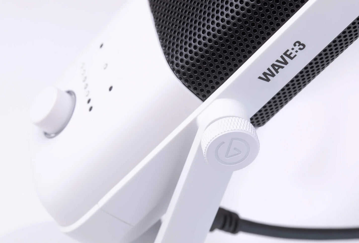 Elgato Wave 3 Vit Bordsmikrofon