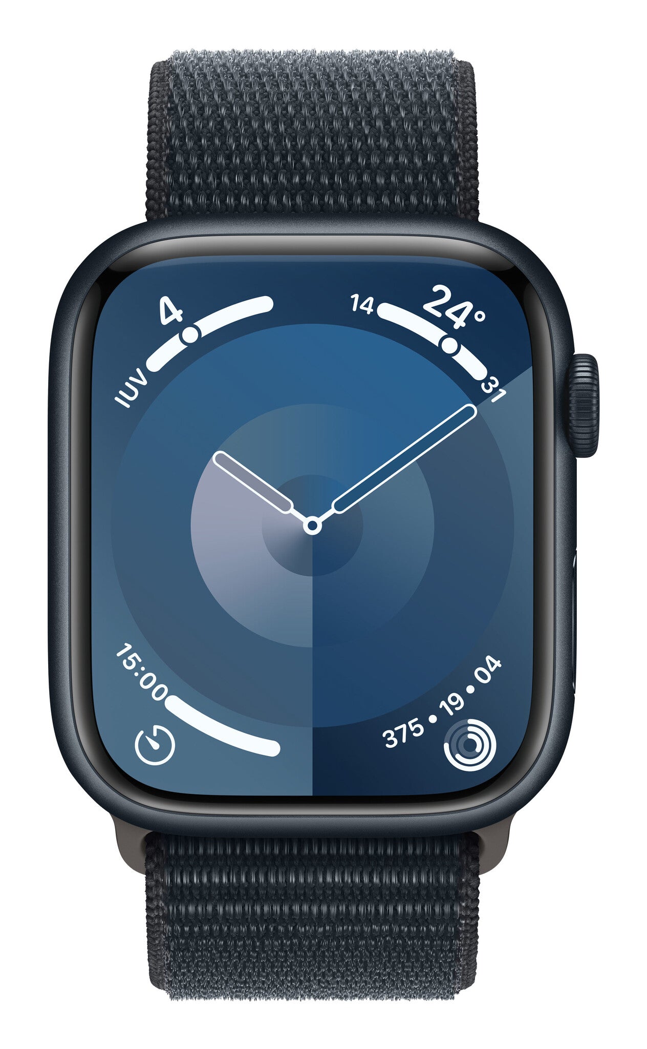 Apple Watch Series 9 45 mm Digital 396 x 484 pixlar Pekskärm Svart Wi-Fi GPS