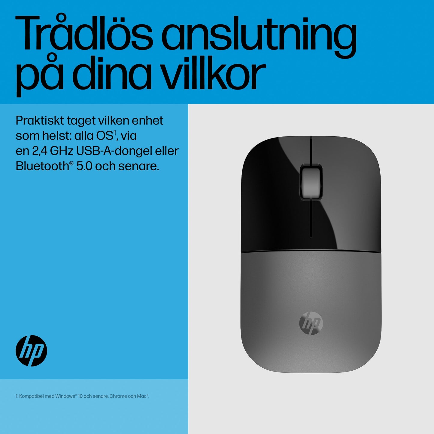 HP Z3700 Dual mus i silver