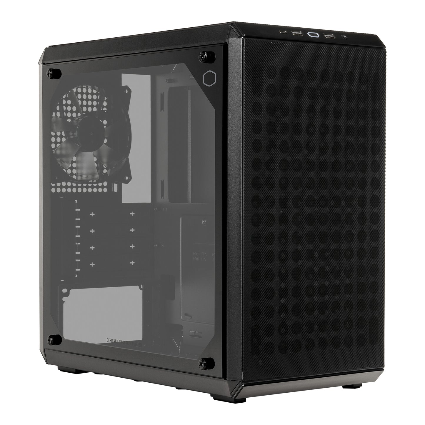 Cooler Master Q300L V2 Mini Tower Svart, Transparent