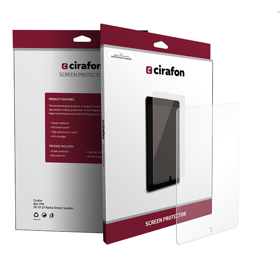 Cirafon CG-TG-APL-MID4 skärmskydd för surfplatta Genomskinligt skärmskydd Apple 1 styck