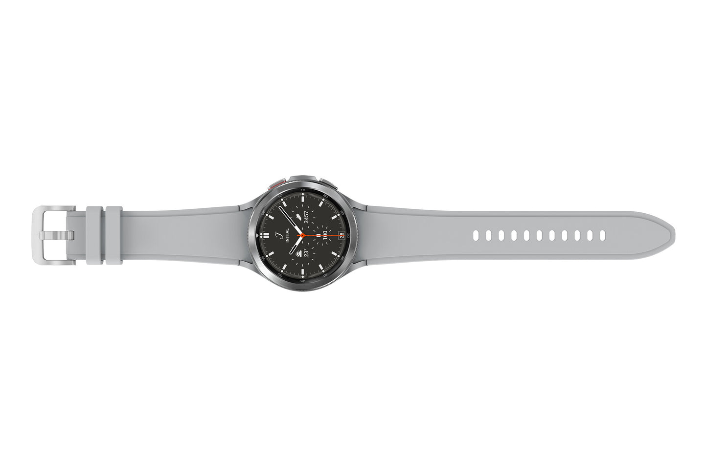 Samsung Galaxy Watch4 Classic 3,56 cm (1.4") OLED 46 mm Digital 450 x 450 pixlar Pekskärm Silver Wi-Fi GPS