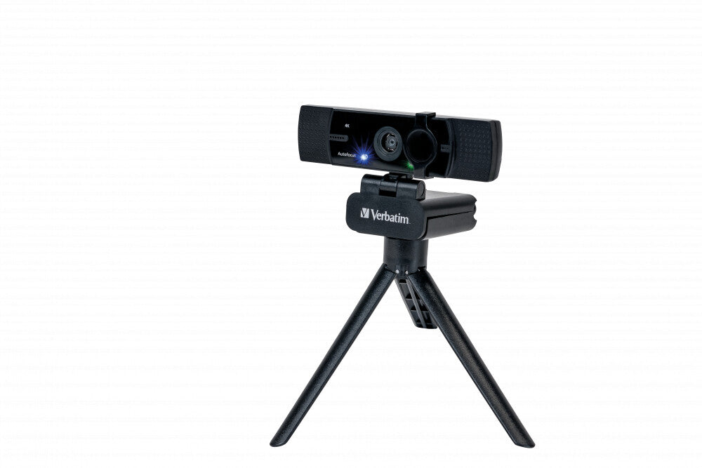 Verbatim 49580 webbkameror 3840 x 2160 pixlar USB 2.0 Svart