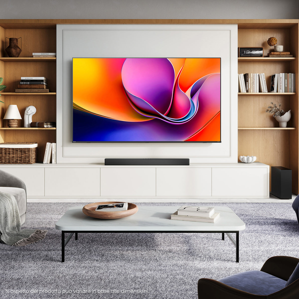 Hisense 55A6Q TV-apparat 139,7 cm (55") 4K Ultra HD Smart-TV Wi-Fi Svart 300 cd/m²