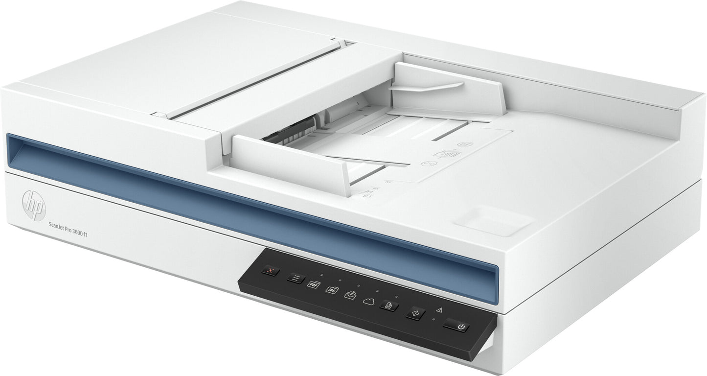 HP Scanjet Pro 3600 f1 Flatbädds- och ADF-scanner 1200 x 1200 DPI A4 Vit