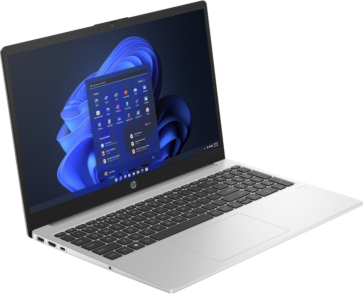 HP 255 G10 AMD Ryzen™ 5 7530U Bärbar dator 39,6 cm (15.6") Full HD 8 GB DDR4-SDRAM 512 GB SSD Wi-Fi 6 (802.11ax) Windows 11 Home Silver