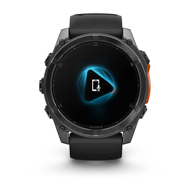 Garmin Fenix 8 3,56 cm (1.4") AMOLED 51 mm Digital 454 x 454 pixlar Pekskärm Grå Wi-Fi GPS
