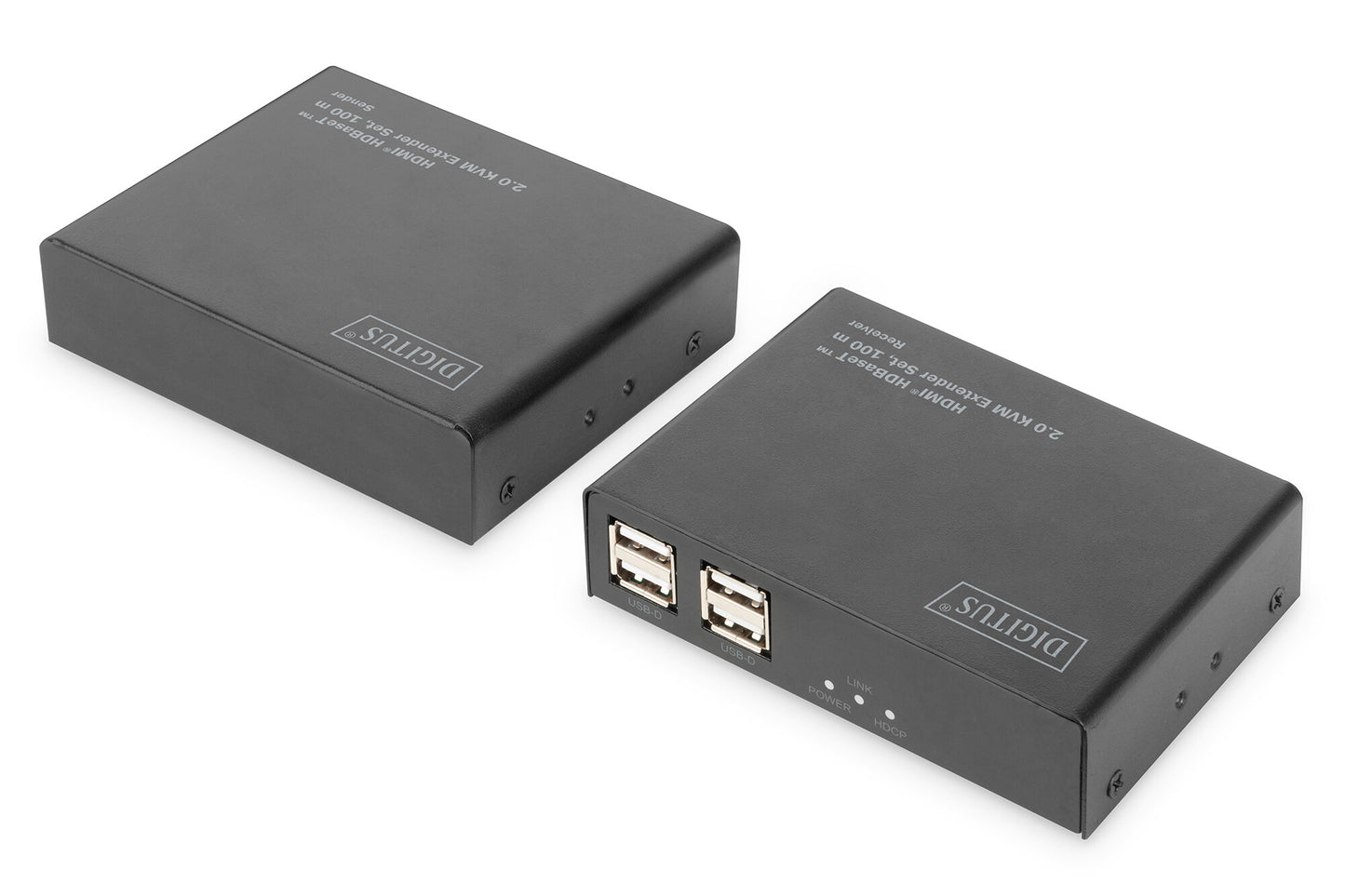 Digitus DS-55505 KVM-förlängare Sändare och mottagare