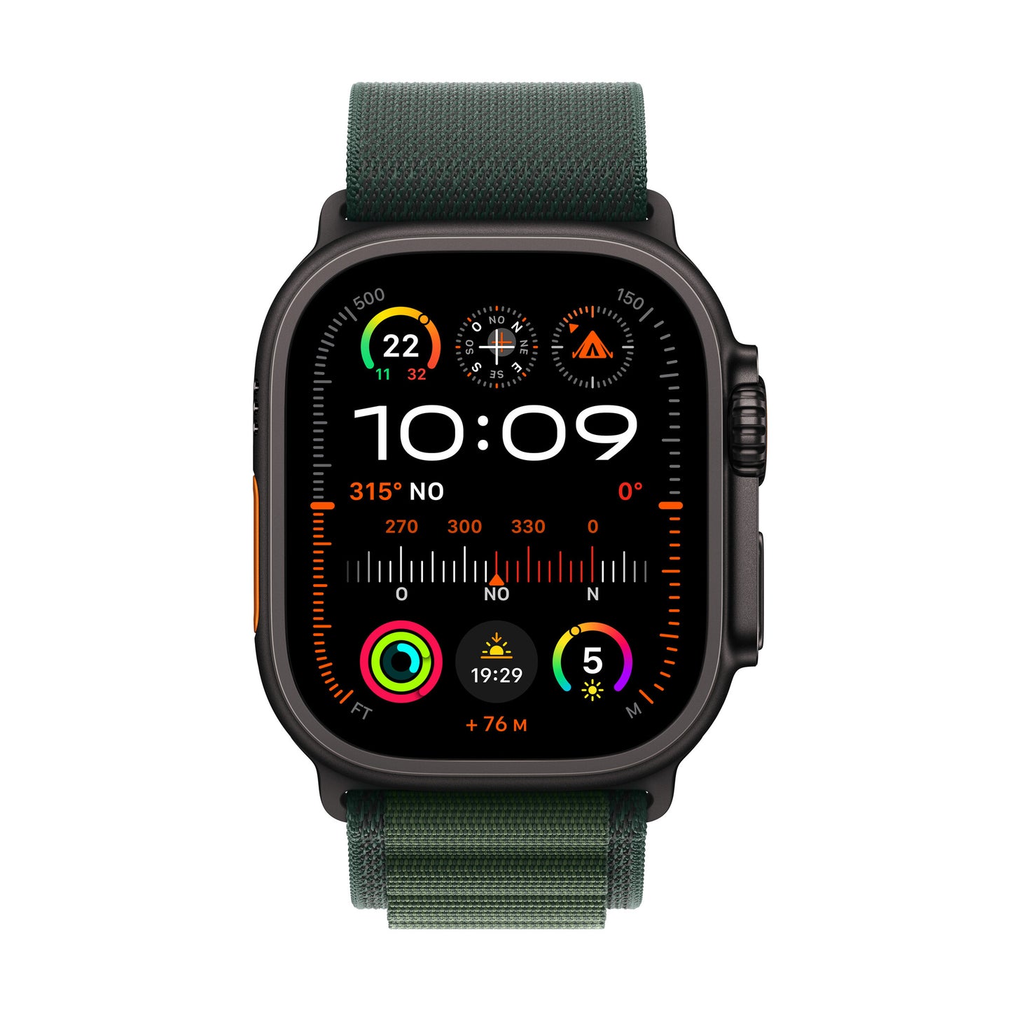Apple Watch Ultra 2 OLED 49 mm Digital 410 x 502 pixlar Pekskärm 4G Svart GPS Watch Ultra 2, 49mm, GPS + Cellular, OLED, Always-on Retina, S9, Digital Crown, Bluetooth, watchOS