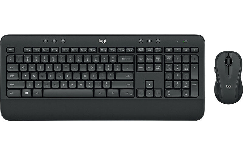 Logitech Advanced MK545 tangentbord Mus inkluderad Kontor RF Trådlös QWERTY Amerikanskt internationellt Svart