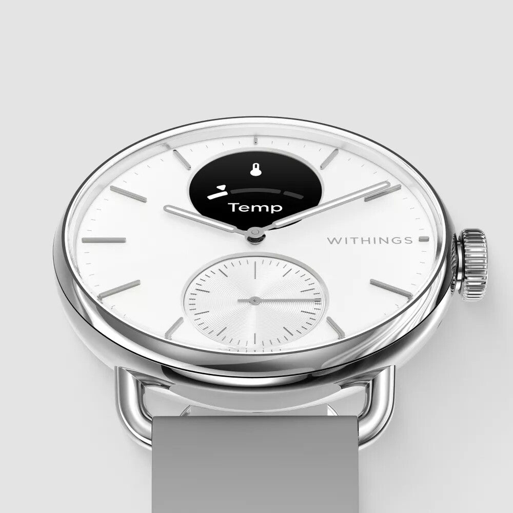Withings ScanWatch 2 1,6 cm (0.63") OLED 38 mm Hybrid Rostfritt stål