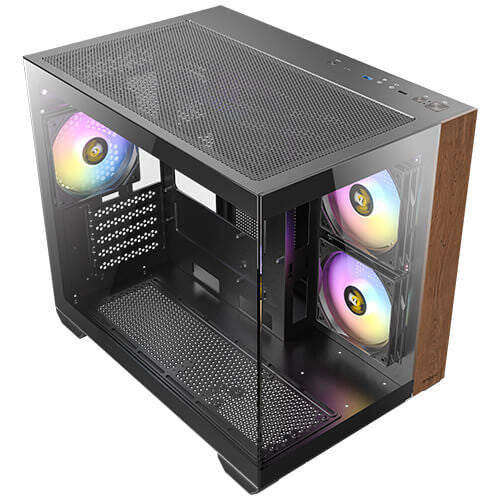 Antec CX600M Midi Tower Svart, Trä