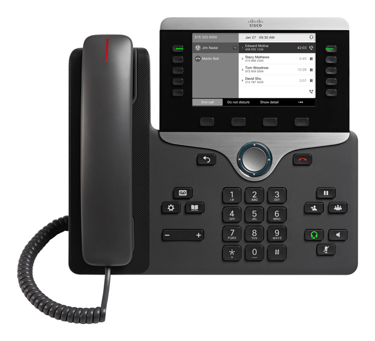 Cisco 8811 IP-telefoner Svart LCD