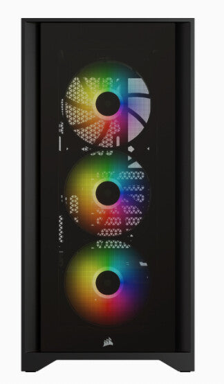 Corsair iCUE 4000X RGB Midi Tower Svart