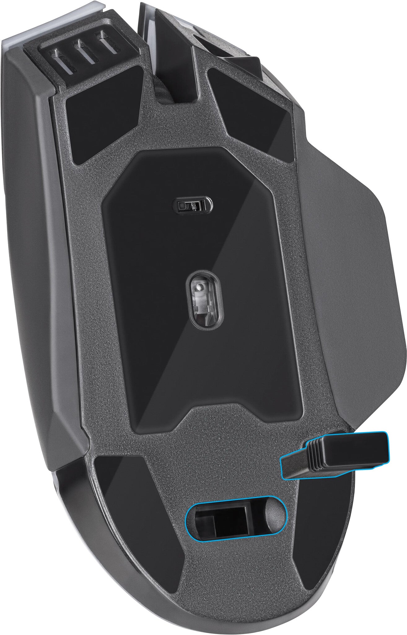 Defender Oneshot GM-067 datormöss Spela högerhand RF Wireless + USB Type-C Optisk 3200 DPI