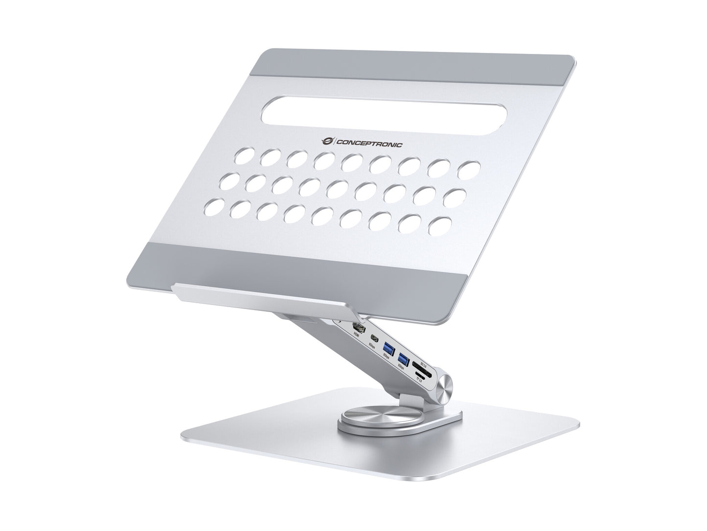 Conceptronic DONN27G Ställ för bärbara datorer Ställ till bärbara datorer Silver