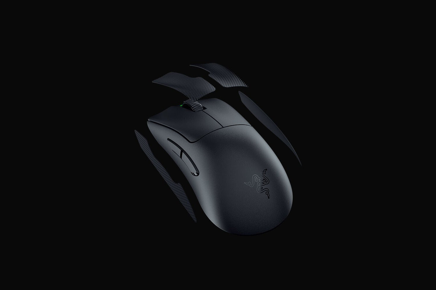 Razer DeathAdder V3 Pro datormöss Spela högerhand RF Wireless + USB Type-C Optisk 30000 DPI
