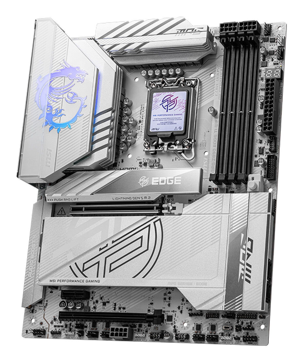 MSI MPG Z890 EDGE TI WIFI moderkort Intel Z890 LGA 1851 (Socket V1) ATX