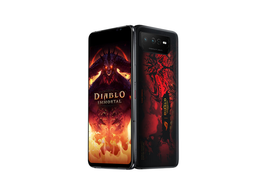 ASUS ROG Phone 6 Diablo Immortal Edition 17,2 cm (6.78") Dubbla SIM-kort Android 12 5G USB Type-C 16 GB 512 GB 6000 mAh Svart, Röd