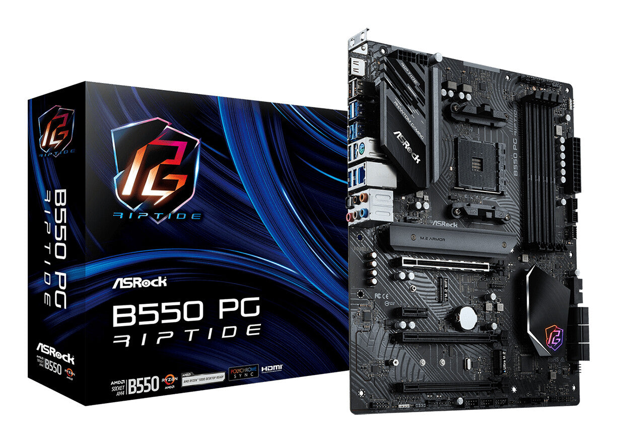 Asrock B550 PG Riptide AMD B550 Uttag AM4 ATX